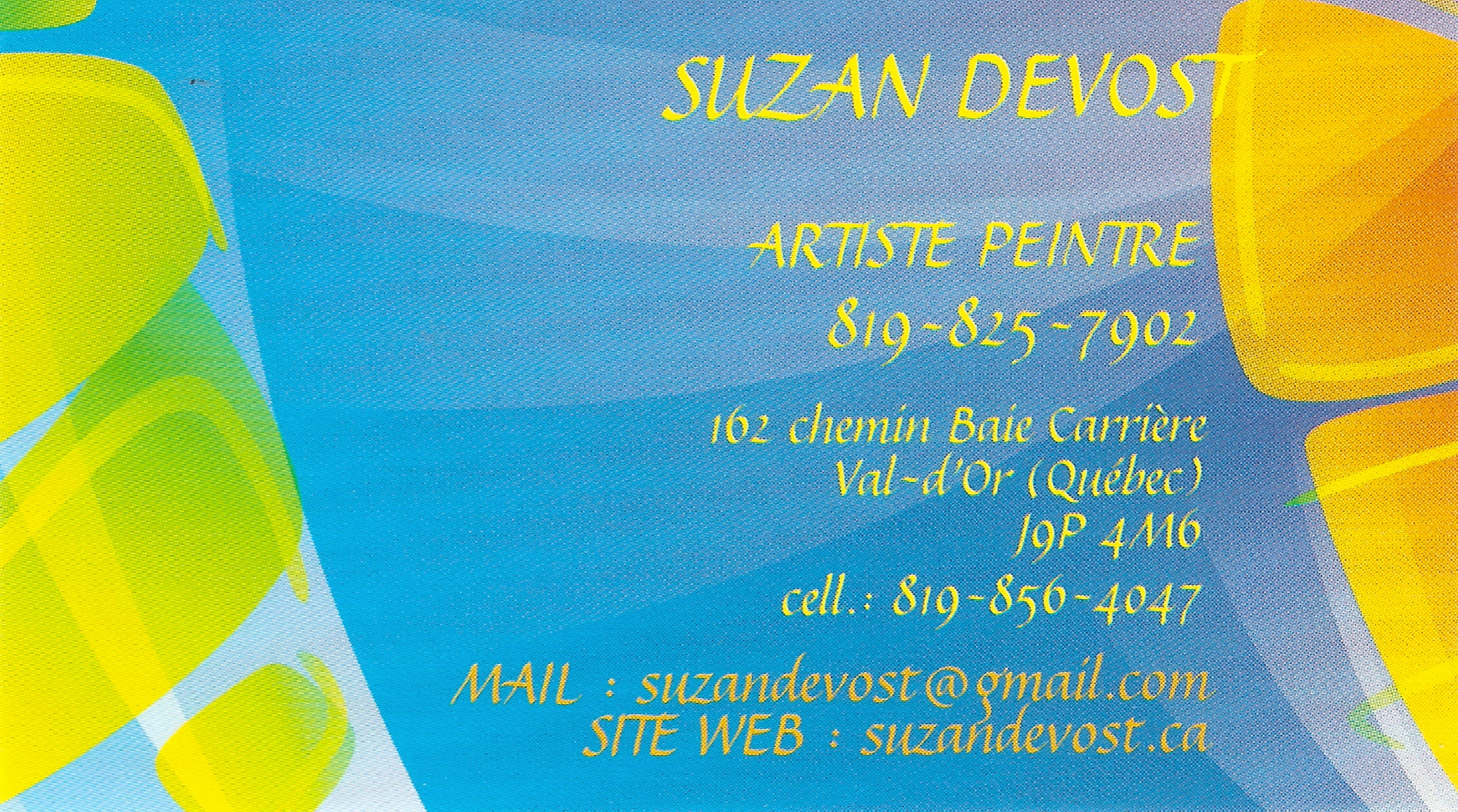 Carte d'affaires de Suzan